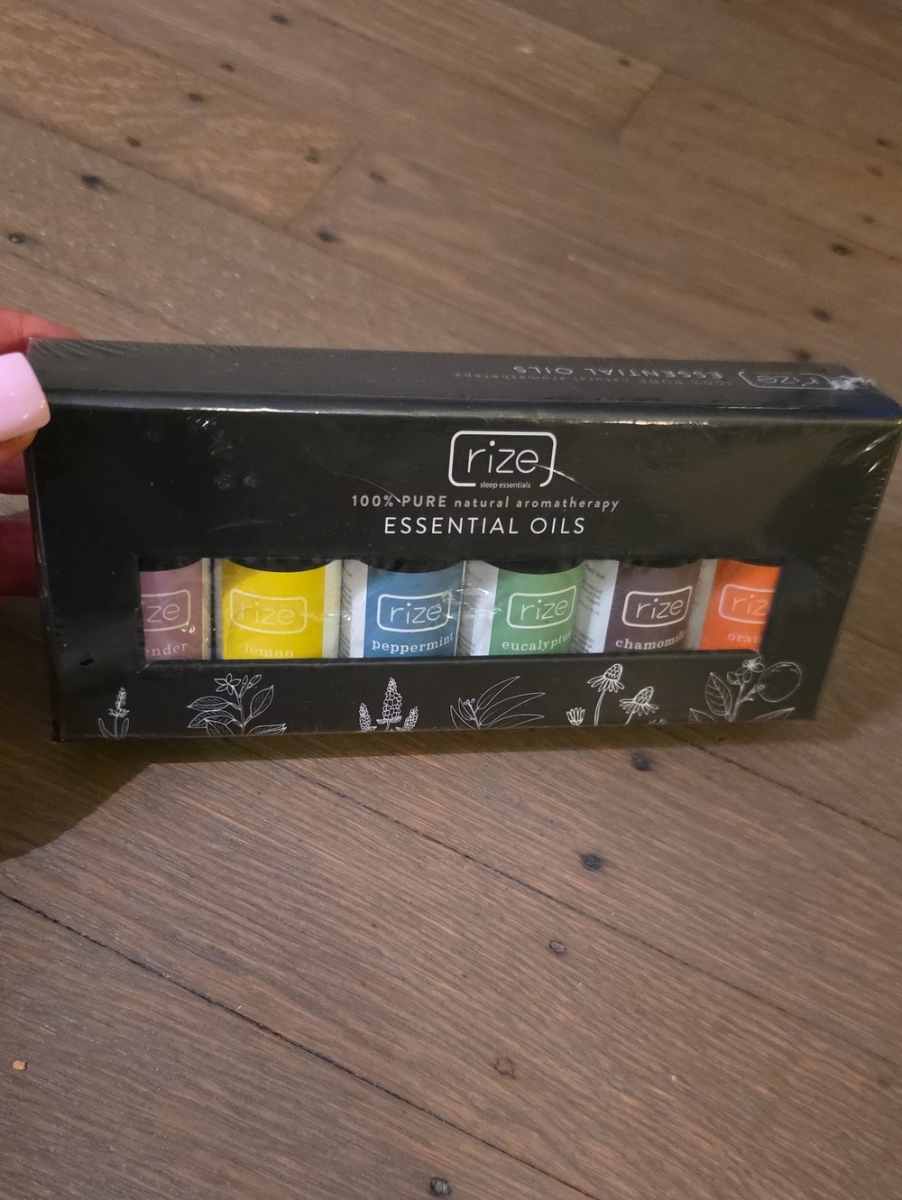 Rize Essential Oils 100% PURE Natural Aromatherapy Set. NEW